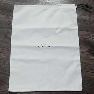 School of VINCE White Dust Bag with Drawstring